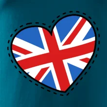 Británia srdce prsník Británia srdce prsník