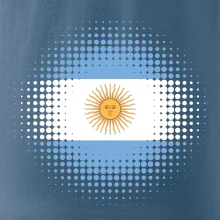 Argentína vlajka bodkovaná