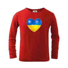 Ukrajina srdce vlajka Ukrajina srdce vlajka