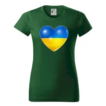 Ukrajina srdce vlajka