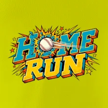 Home run komiksový nápis