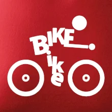 Bike nápis postava Bike nápis postava