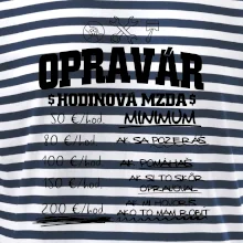 Hodinová mzda - opravár