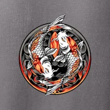 Yin & Yang Koi kapor - oranžový