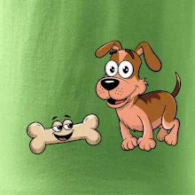 Parové tričko - Pes a kosť