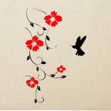 Kvetina a vtáčik