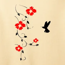 Kvetina a vtáčik
