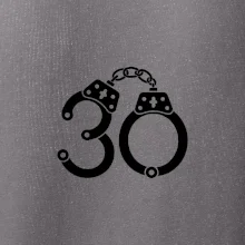 Narodeninové tričko pre policajta - putá 30