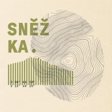 Sněžka - vrstevnice otisk