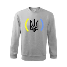 Ukrajina trojzubec s farbami Ukrajina trojzubec s farbami