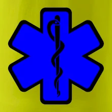 Rescue - Hviezda na prsníku + nápis na chrbte Rescue - Hviezda na prsníku + nápis na chrbte