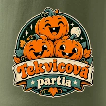 Tekvicová partia - tri veselé tekvice retro