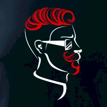 Borec s upraveným fúzom Borec s upraveným fúzom