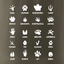 Zvieracie stopy - názvy