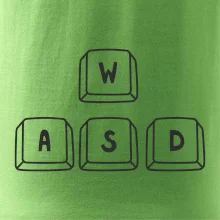 WASD klávesy - prso