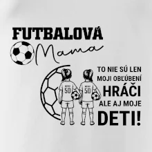 Futbalová mama - Dve dcéry (vaše meno a číslo)