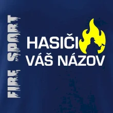 Hasiči - Váš názov - FLUO + Reflexná potlač