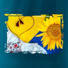 Ukrajina slnečnice a kroj Ukrajina slnečnice a kroj