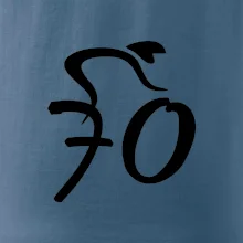 Cyklista oslavuje sedemdesiatku (70)