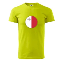 Vlajka Malta okrúhla veľká