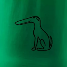 Barzoj obrys čierny