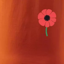 Vlčí mak ikonka na prsníku