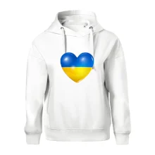Ukrajina srdce vlajka