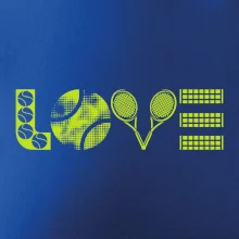Tenis love nápis