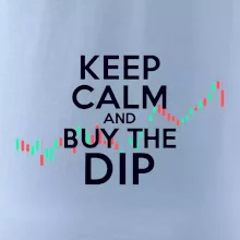 Zelenočervený graf Keep Calm and Buy the Dip