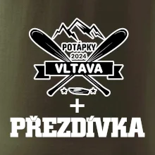 K vode - pádla hory (vlastný nápis) K vode - pádla hory (vlastný nápis)