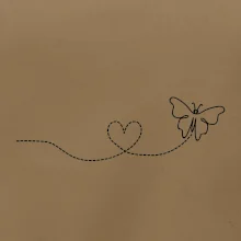 Dráha letu motýľa - srdce Dráha letu motýľa - srdce