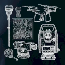 Geodet teodolit dron Geodet teodolit dron