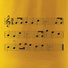 Veľa šťastia zdravia - noty