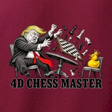 Donald Trump prohrává šachy s kachnou
