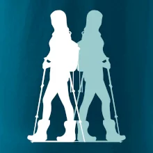 Nordic walking figúry - žena