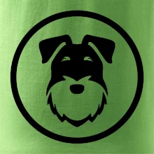 Bradáč v koliesku na prsníku