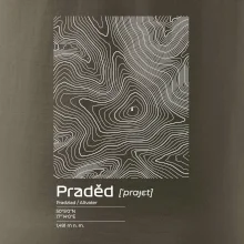 Praděd - vrstevnice v obdĺžniku