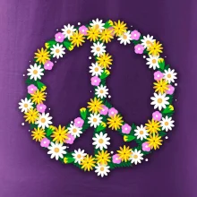 Peace symbol margaréty