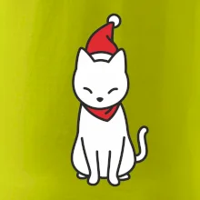 Vianočná mačka sediaca