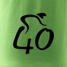 Cyklista oslavuje štyridsiatku (40)