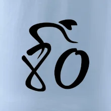 Cyklista oslavuje osemdesiatiny  (80)