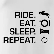 Ride Eat Sleep Repeat Kôň