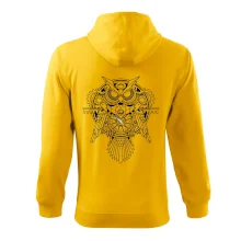 Steampunk sova čiernobiela Steampunk sova čiernobiela