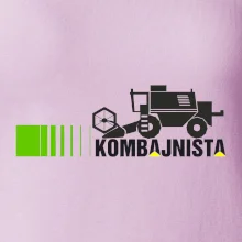 Kombajnista zelená a žltá