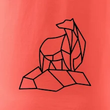 Geometria ľadový medveď na ľade