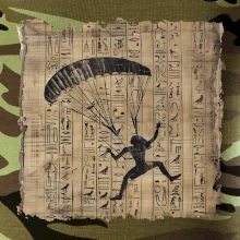 Egyptské hieroglyfy paraglide