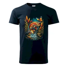 Obrázok pstruh a motýľ