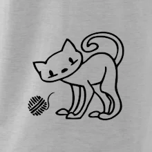 Mačka - Klbko - prsia