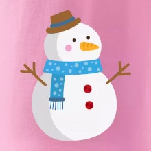 Snehuliak so šálom