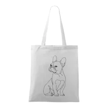 Francúzsky buldoček čierna kresba